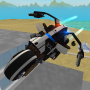 Flying Police Motorcycle Rider 2019 icon
