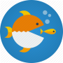 big fish eat small fish fishing points adventure? icon