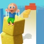 Cube Stack 3d: Fun Passing over Blocks and Surfing