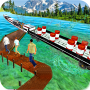 Water Train Cargo Surfer 3d