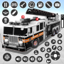 Fire Truck Robot Car Game icon