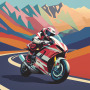 Idle Biker - Tap, Merge & Race