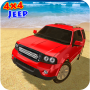 Jeep Drive Stunt Race : Water Surfer